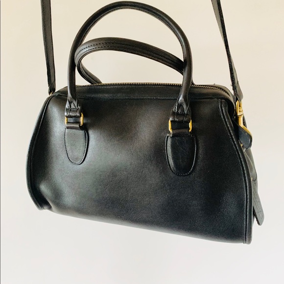Coach Handbags - VTG 80’s Coach Madison Sutton Black Speedy Purse
